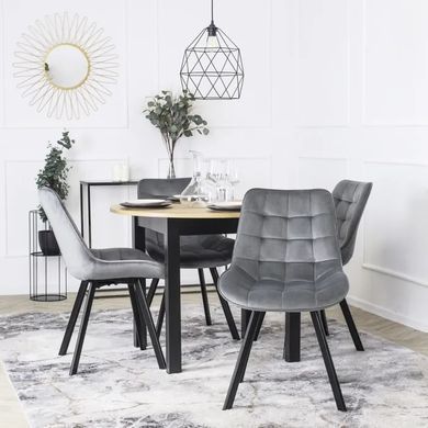Стул бархатный MEBEL ELITE RICK Velvet Серый фотография