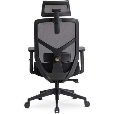 Стілець офісний обертовий MEBEL ELITE BENTO Чорний фотографія