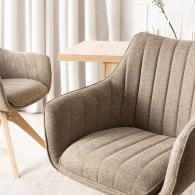Стілець поворотний MEBEL ELITE LEMON Бежевий фотографія