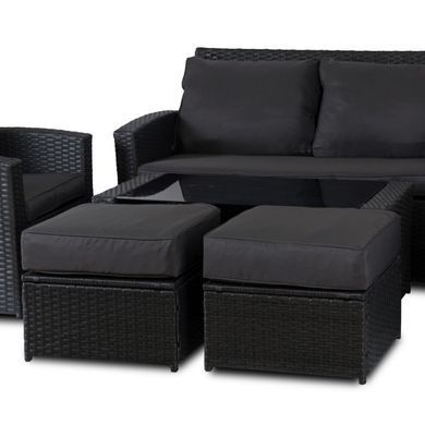 Комплект садовой мебели MEBEL ELITE COLORADO Темно-серый