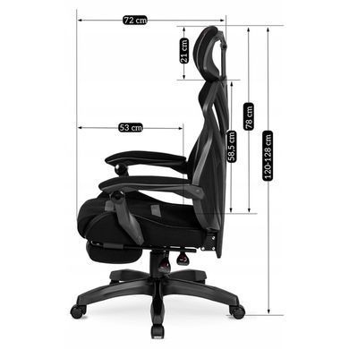 Стілець офісний поворотний MEBEL ELITE MAXIMO Чорний фотографія