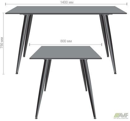 Стіл обідній Lyon AMF 140X80 Білий фотографія
