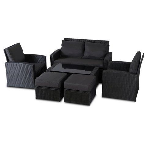 Комплект садовой мебели MEBEL ELITE COLORADO Темно-серый