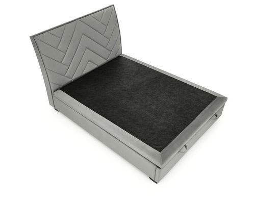 Кровать CONTINENTAL 1 VELVET Halmar 160x200 Серый фотография