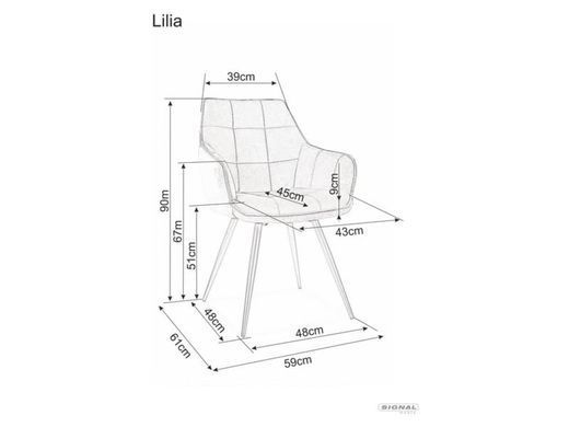 Крісло LILIA Velvet Signal Зелений фотографія
