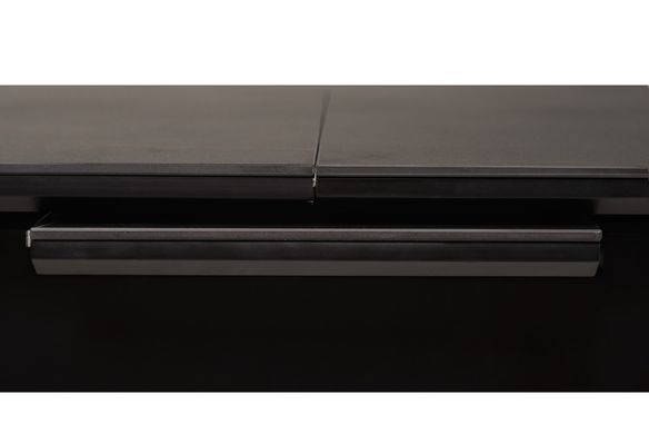 Стіл розкладний TM-85 VETRO 110(140)x75 Чорний Онікс фотографія