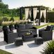 Комплект садовой мебели MEBEL ELITE COLORADO Темно-серый