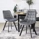 Стул бархатный MEBEL ELITE RICK Velvet Серый