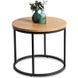 Журнальный столик LELLA MEBEL ELITE 53x53 Дуб Золотой