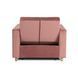 Крісло розкладне MEBEL ELITE SOLOR Velvet Рожевий
