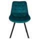 Стілець оксамитовий MEBEL ELITE RICK Velvet Бірюзовий