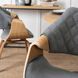 Стул бархатный MEBEL ELITE LUISE Velvet Серый