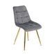Стул бархатный MEBEL ELITE CARO Velvet Серый фотография