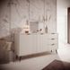 Комод Perfect Home Ланте/Lante 2-дверный с 3 ящиками и черными ножками 2D3S/163 Беж