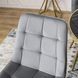Стул бархатный MEBEL ELITE CARO Velvet Серый
