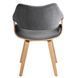 Стул бархатный MEBEL ELITE LUISE Velvet Серый
