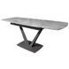 Стіл розкладний ELVI GREY STONE Concepto 120(180)x80 Кераміка Глянець Сірий