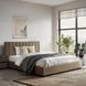 Ліжко двоспальне оксамитове 160x200 MEBEL ELITE MARI Velvet Беж фотографія