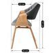 Стул бархатный MEBEL ELITE LUISE Velvet Серый