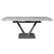 Стіл розкладний ELVI GREY STONE Concepto 120(180)x80 Кераміка Глянець Сірий