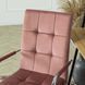 Стілець офісний поворотний MEBEL ELITE BOSTON Velvet, Рожевий