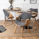 Стул бархатный MEBEL ELITE LUISE Velvet Серый