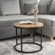 Журнальный столик LELLA MEBEL ELITE 53x53 Дуб Золотой