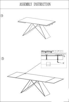 Стол Обеденный WESTIN II Signal 160(240)X90 Эффект Камня фотография