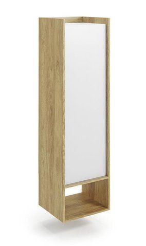 Витрина MOBIUS REGAL 1D Halmar Натуральный Гикори/Белый Альпийский фотография