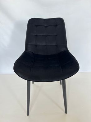 Стул LION Velvet Intarsio Черный фотография