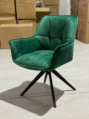 Крісло обертове R-68 Vetro Смарагдовий фотографія