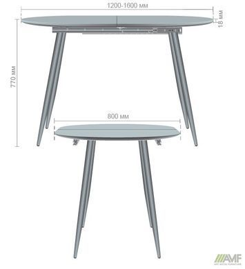 Стол раскладной Nevada AMF 120(160)X80 Дуб Шервуд фотография
