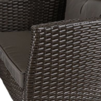Комплект садовой мебели MEBEL ELITE ATLANTA Черный