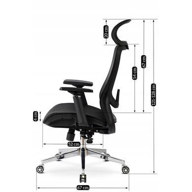 Стілець офісний обертовий MEBEL ELITE LITOS Чорний фотографія