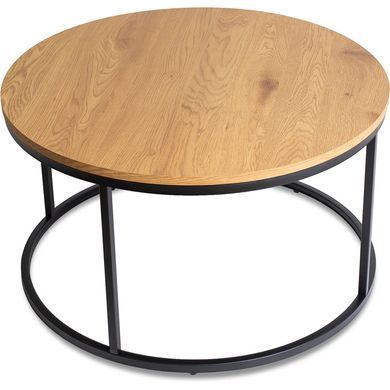 Журнальный столик LELLA MAX MEBEL ELITE 80x80 Дуб Золотой фотография
