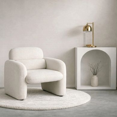 Кресло MEBEL ELITE TOGO Кремовый фотография