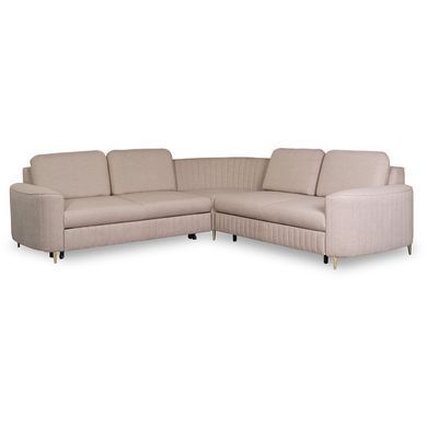 Кутовий диван MEBEL ELITE FLIN 250&nbsp;см Беж (правий) фотографія