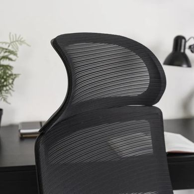 Стілець офісний поворотний MEBEL ELITE DESON чорний фотографія