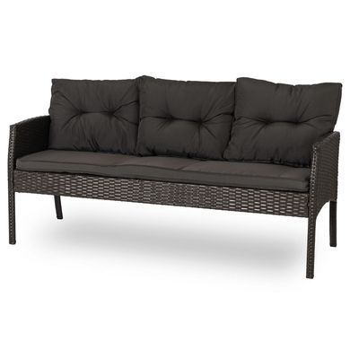 Комплект садовой мебели MEBEL ELITE ATLANTA Черный