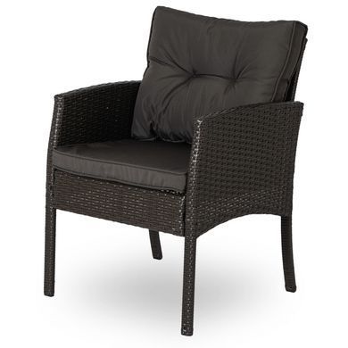 Комплект садовой мебели MEBEL ELITE ATLANTA Черный