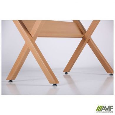 Cтол обеденный Maple AMF 120X70 Dark Beech / Скло Прозоре фотография