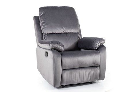 Крісло розкладне Spencer 1 Velvet Signal Сірий фотографія