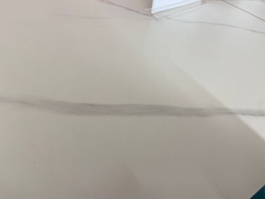 Стіл розкладний TML-860-1 Vetro 110(150)x75 Білий Мармур фотографія