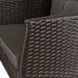 Комплект садовой мебели MEBEL ELITE ATLANTA Черный