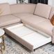 Кутовий диван MEBEL ELITE FLIN 250&nbsp;см Беж (правий)