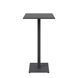 Стіл TETRA LIGHT BAR Lovko 60x60 Чорний / Чорний