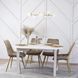 Стул бархатный MEBEL ELITE RODRI Velvet Бежевый / Натуральный