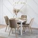 Стул бархатный MEBEL ELITE RODRI Velvet Бежевый / Натуральный