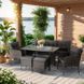 Комплект садовой мебели MEBEL ELITE ATLANTA Черный