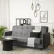 Диван розкладний MEBEL ELITE TIVOLI 198 см Сірий